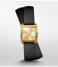 Horlogeband Michael Kors MK2825 Leder Zwart 16mm