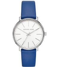 Horlogeband Michael Kors MK2845 Leder Blauw 18mm