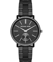 Horlogeband Michael Kors MK3566 Staal Zwart 18mm