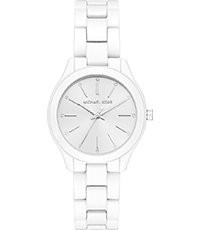 Horlogeband Michael Kors MK3908 Roestvrij staal (RVS) Wit 16mm