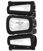 Horlogeband Michael Kors MK4106 Roestvrij staal (RVS) Zwart 35mm