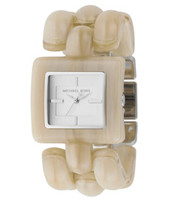 Horlogeband Michael Kors MK4164 Kunststof/Plastic Beige 29mm