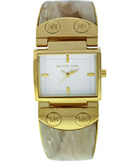 Horlogeband Michael Kors MK4169 Kunststof/Plastic Beige 29mm