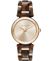 Horlogeband Michael Kors MK4314 Staal Bruin 21mm
