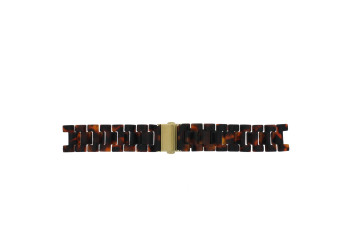 Horlogeband Michael Kors MK5038 Kunststof/Plastic Bruin