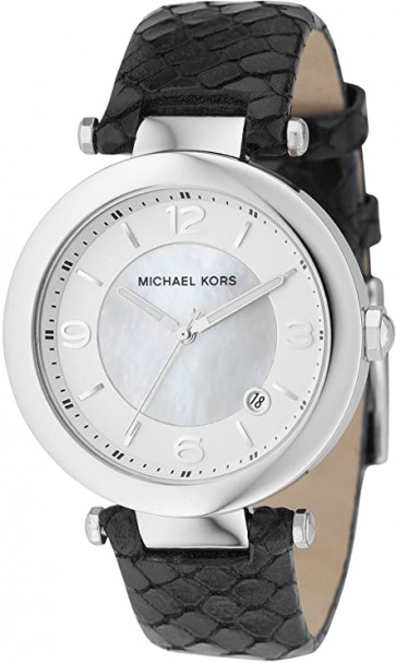Horlogeband Michael Kors MK5072 Leder Zwart