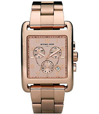 Horlogeband Michael Kors MK5488 Roestvrij staal (RVS) Rosé 24mm