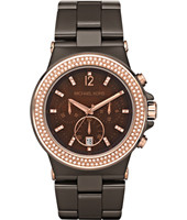 Horlogeband Michael Kors MK5518 Keramiek Bruin 26mm