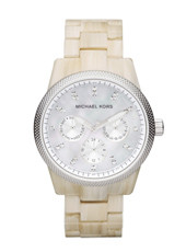 Horlogeband Michael Kors MK5625 Kunststof/Plastic Beige 18mm