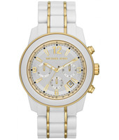 Horlogeband Michael Kors MK5804 Staal Wit 22mm