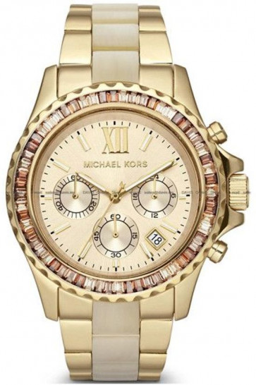 Horlogeband Michael Kors MK5874 Roestvrij staal (RVS) Doublé