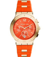 Horlogeband Michael Kors MK6172 Kunststof/Plastic Oranje 22mm