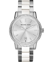 Horlogeband Michael Kors MK6371 Staal Wit 18mm