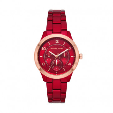 Horlogeband Michael Kors MK6594 Staal Rood 18mm