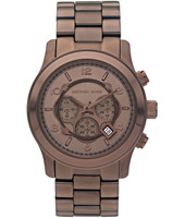 Horlogeband Michael Kors MK8204 Roestvrij staal (RVS) Bruin 24mm