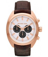 Horlogeband Michael Kors MK8271 Leder Staal 24mm