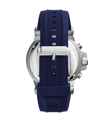 Michael Kors horlogeband MK8303 Rubber Blauw