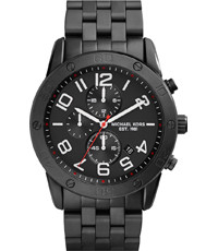 Horlogeband Michael Kors MK8350 Staal Zwart 24mm