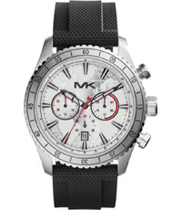 Horlogeband Michael Kors MK8353 Silicoon Zwart 24mm