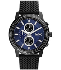 Horlogeband Michael Kors MK8364 Silicoon Zwart 22mm