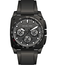Horlogeband Michael Kors MK8390 Silicoon Zwart 26mm