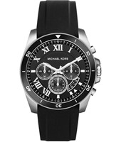 Horlogeband Michael Kors MK8435 Silicoon Zwart 24mm