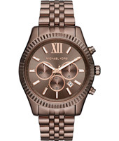 Horlogeband Michael Kors MK8522 Staal Bruin 22mm