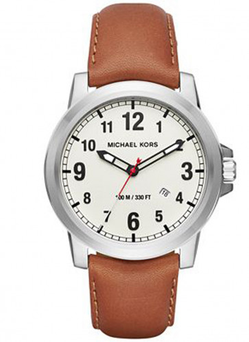 Horlogeband Michael Kors MK8531 Leder Bruin 22mm