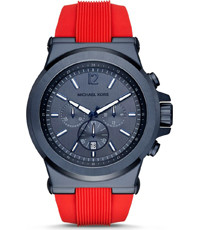 Horlogeband Michael Kors MK8558 Silicoon Rood 28mm