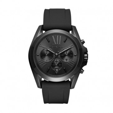 Horlogeband Michael Kors MK8560 Silicoon Zwart 24mm