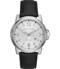 Horlogeband Michael Kors MK8590 Leder Zwart 22mm