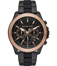 Horlogeband Michael Kors MK8666 Staal Zwart 22mm