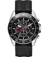 Horlogeband Michael Kors MK9013 Silicoon Zwart 24mm
