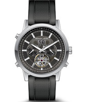 Horlogeband Michael Kors MK9028 Silicoon Zwart 24mm