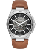 Horlogeband Michael Kors MK9030 Leder Bruin 27mm