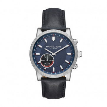 Horlogeband MKT4024 Leder Blauw 22mm