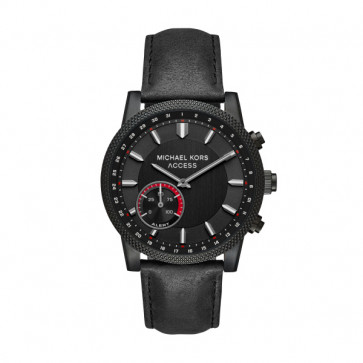 Horlogeband MKT4025 Leder Zwart 22mm