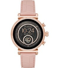 Horlogeband Michael Kors MKT5068 Silicoon Roze 18mm