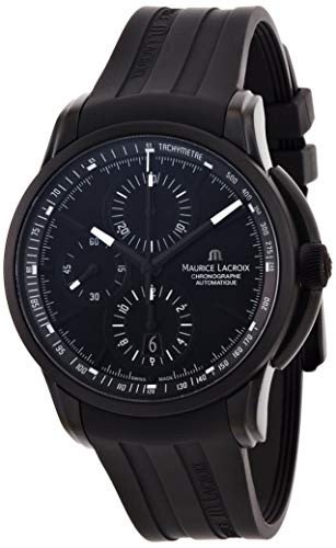 Horlogeband Maurice Lacroix PT6188 / ML640-000027 Rubber Zwart