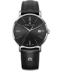 Horlogeband Maurice Lacroix ML740-000047 Leder Zwart 20mm