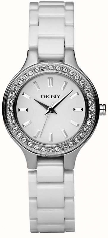 Horlogeband DKNY NY4982 Keramiek Wit