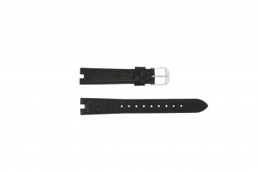 Timex horlogeband P2P544 Leder Zwart 16mm + zwart stiksel