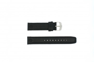 Horlogeband Timex P49827 Leder Zwart 20mm