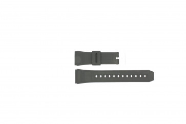 Horlogeband Universeel P93 Kunststof/Plastic Zwart 22mm