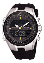 Horlogeband NX14-X00101 Silicoon Zwart