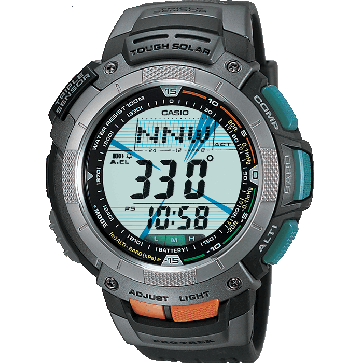 Horlogeband Casio PRG-80 / 10186221 Rubber Zwart 20mm