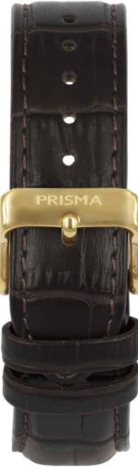 Horlogeband Prisma PS.1602 Leder Zwart 21mm