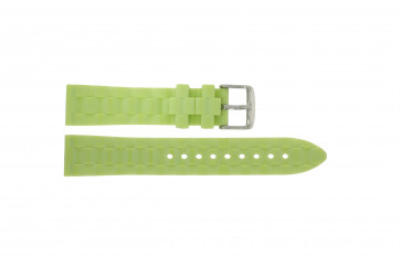 Horlogeband Condor PU106-11 Kunststof/Plastic Groen 20mm