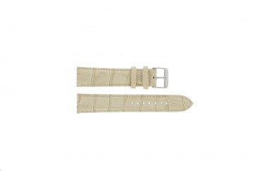 Tzevelion horlogeband  TZEV.00.18 Leder Beige 18mm + beige stiksel