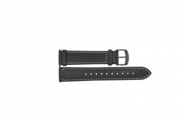 Horlogeband Timex PW2P95900 Leder Zwart 20mm